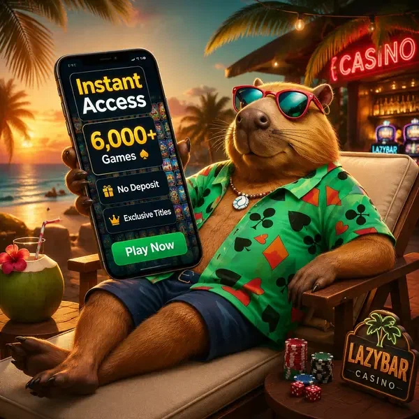 Player ready to register at Instant Access to 6,000+ Games and Live Tables with capybara guide
